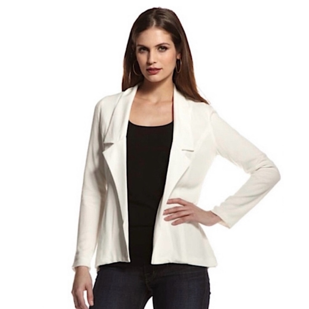 FOR LOVE AND LEMONS CREPE OPEN BLAZER